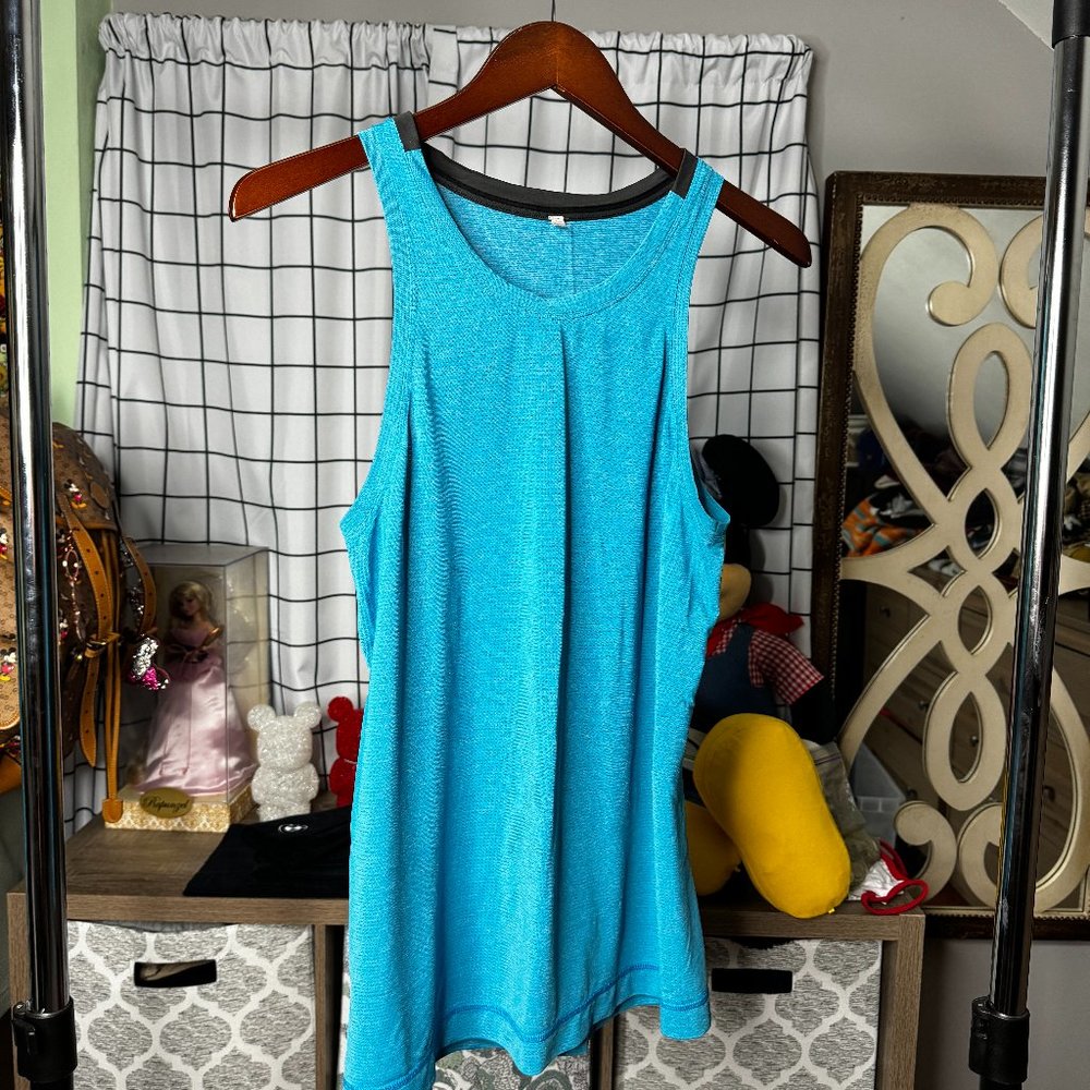 lululemon athletica Blue Tank Top